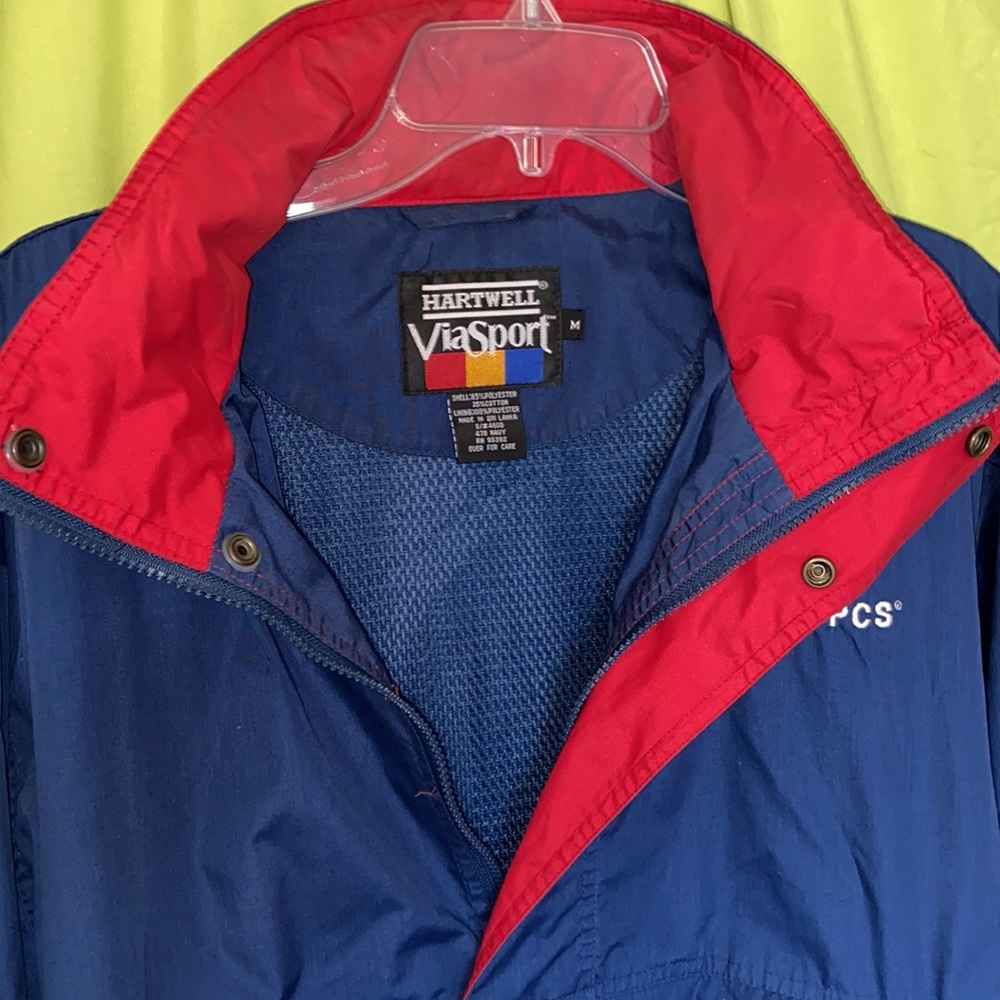 Blue&Red light weight Jacket - Picture 4 of 9